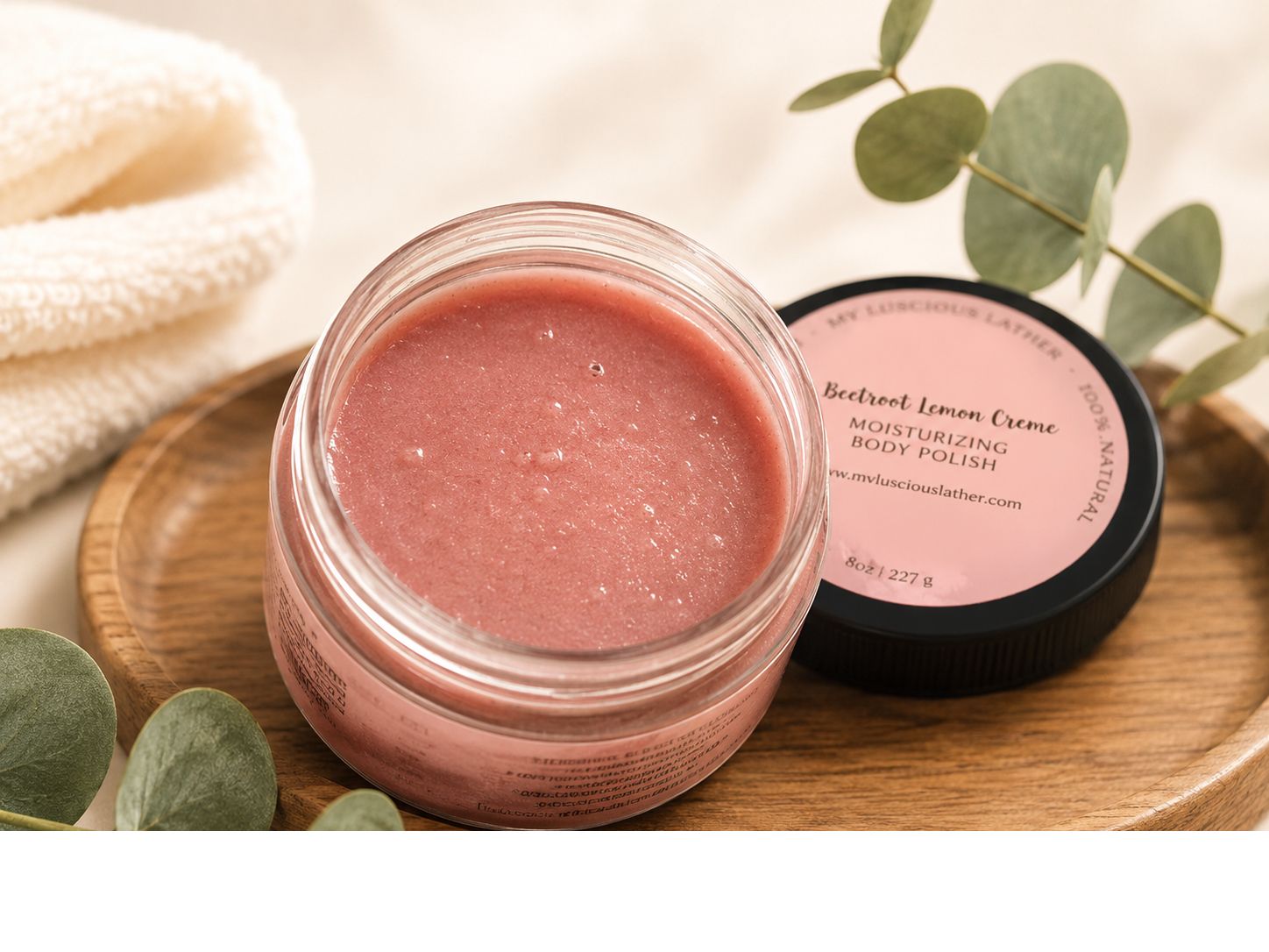BEETROOT LEMON CREME SCRUB 