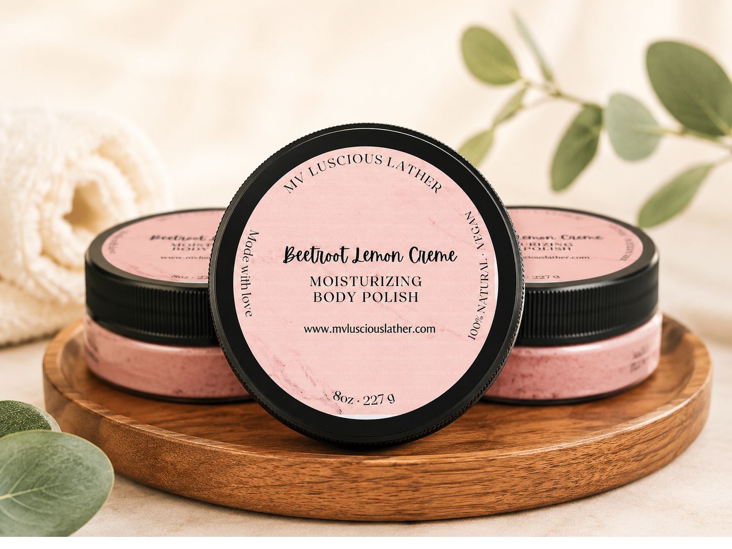 BEETROOT LEMON CREME SCRUB thumbnail 2